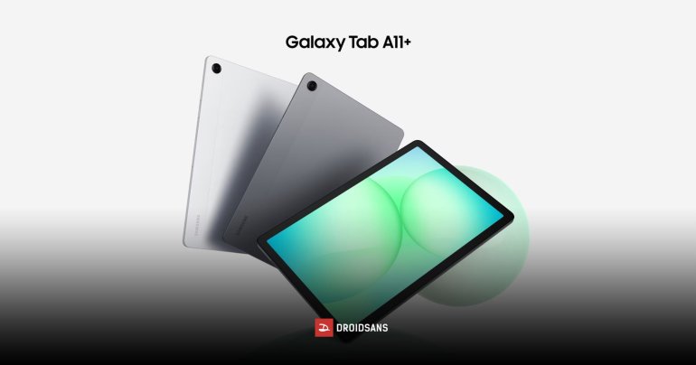 สเปค Samsung Galaxy Tab A11+ แท็บเล็ตจอ 11 นิ้ว รองรับ 5G ชิป Dimensity 7300