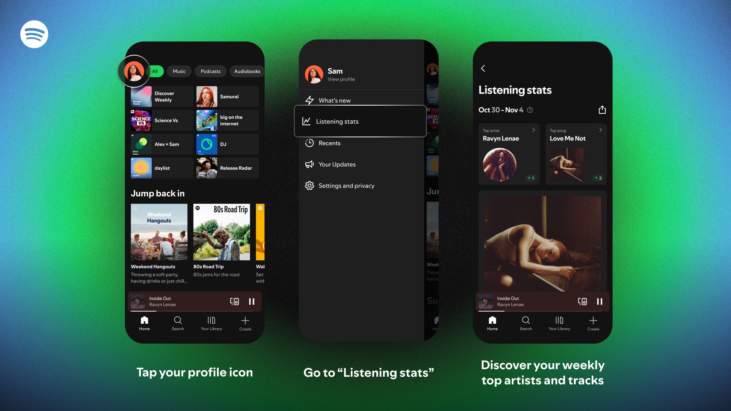Spotify เปิดตัวฟีเจอร์ใหม่ Listening Stats สรุปข้อมูลการฟังเพลงในแต่ละสัปดาห์