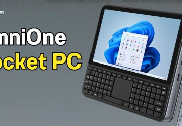 OmniOne Pocket PC คอมจิ๋วสุดตอบโจทย์สายพกพา มากับหน้าจอกับคีย์บอร์ดฝังบนตัวเครื่อง