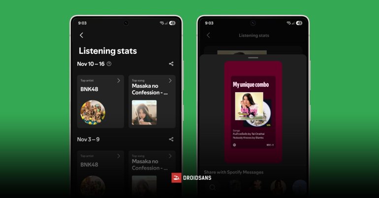 Spotify เปิดตัวฟีเจอร์ใหม่ Listening Stats สรุปข้อมูลการฟังเพลงในแต่ละสัปดาห์