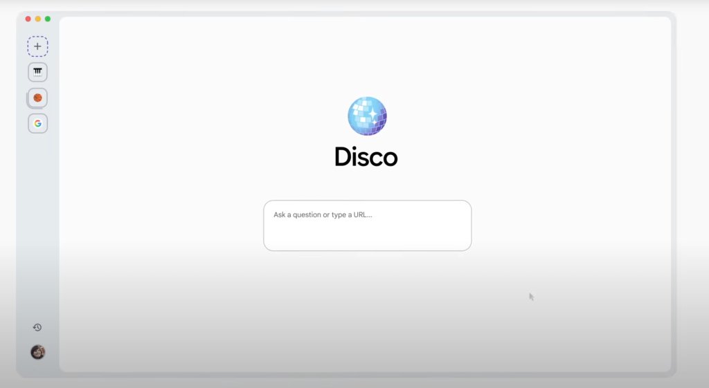 Google เปิดตัว Disco เบราว์เซอร์รุ่นทดลอง พร้อมฟีเจอร์ใหม่ช่วยสร้างแอปฯ สรุปข้อมูล