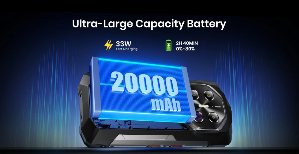 เปิดตัว Fossibot F113 มือถือแบตฯ อึด 20,000mAh พร้อมกล้อง Night Vision 64MP