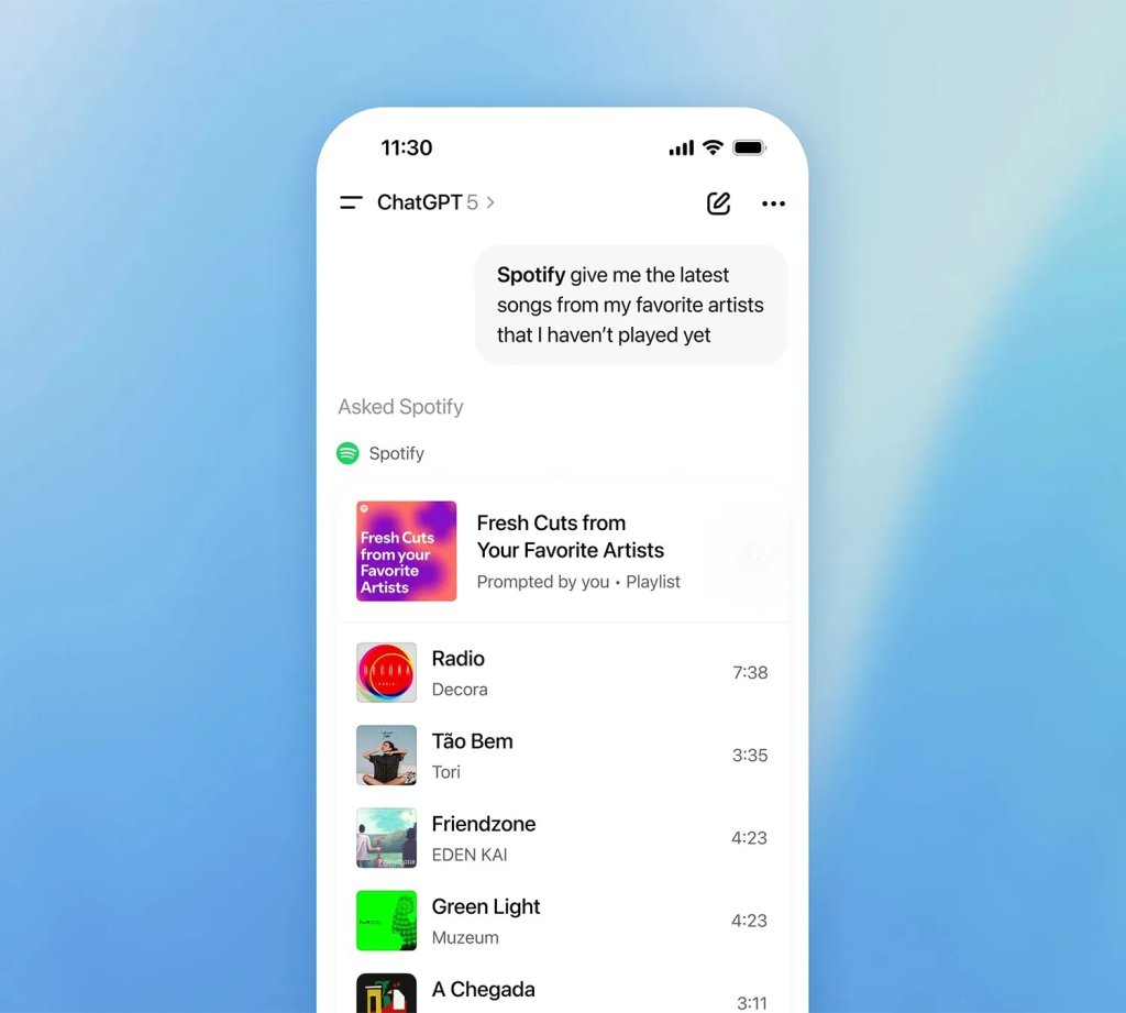 ChatGPT ประกาศร่วมมือกับ Apple Music ผู้ใช้สามารถสั่ง AI ช่วยสร้างเพลย์ลิสต์ได้ง่าย ๆ 
