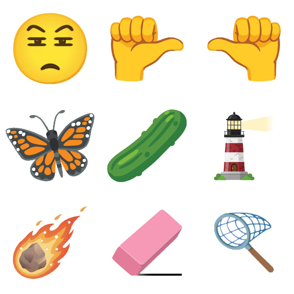 เผยโฉม Emoji ชุดใหม่ 9 แบบ หน้าหรี่ตา, แตงกวาดอง ประภาคาร คาดจะได้ใช้บน iOS 27