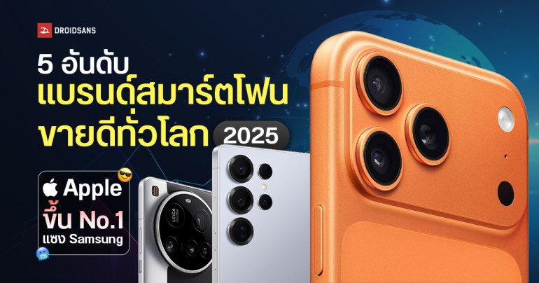 Apple ครองอันดับ 1 ผู้นำตลาดมือถือเรียบร้อย หลังกวาดส่วนแบ่งตลาดไปถึง 20% 