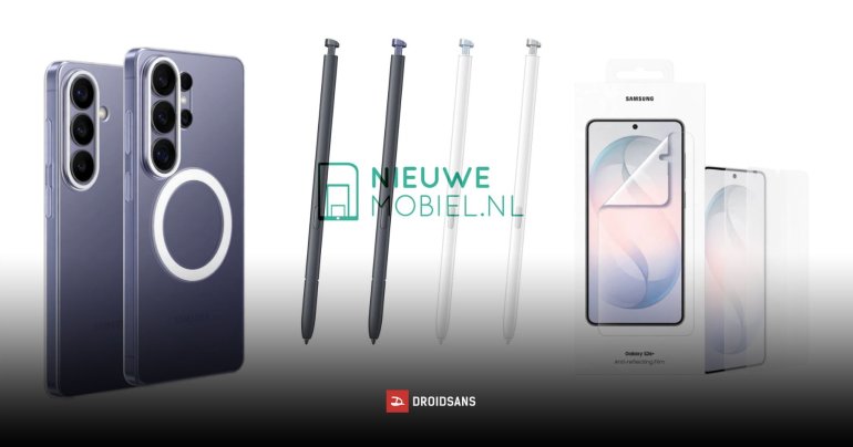 ภาพ S Pen และอุปกรณ์เสริมของ Samsung Galaxy S26 Ultra ครบชุด