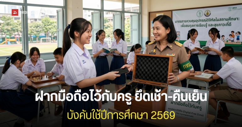 สรุปมาตรการ กทม. Phone Off, Learning On ห้ามนักเรียนใช้มือถือในเวลาเรียน แก้ปัญหาเด็กติดจอ มีสมาธิในห้องเรียน