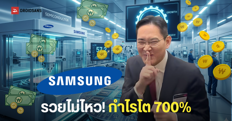 สรุปผลประกอบการ Samsung Q1 2026 กำไรพุ่ง 57 ล้านล้านวอน ได้อานิสงส์ AI บูม ทุบสถิติใหม่